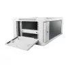 Sienas stiprinājuma skapis ALLNET ALL-SMC6604GRAU 4U, pelēks, 50 kg slodze, atslēgas slēdzene