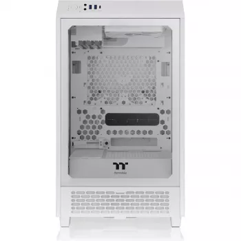 Thermaltake The Tower 200 Micro-Tornis Mini-ITX korpuss ar skatlogu balts