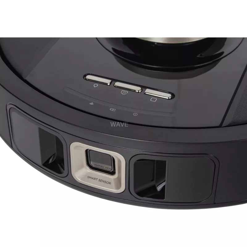 Shark PowerDetect NeverTouch Pro RV2800ZEEU 2-in-1 putekļsūcējs un mopējs robots, LiDAR, 20kPa, Melns
