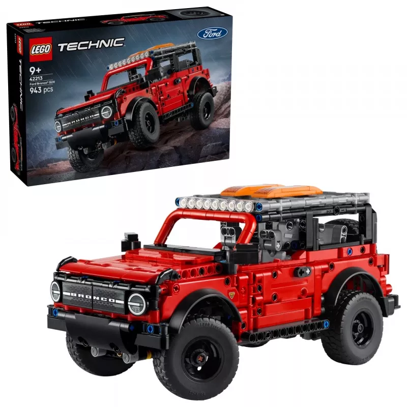 LEGO Technic konstruktors Ford Bronco Off-Roader 4x4 modelis 42213 — 943 gab., vecumam 9+