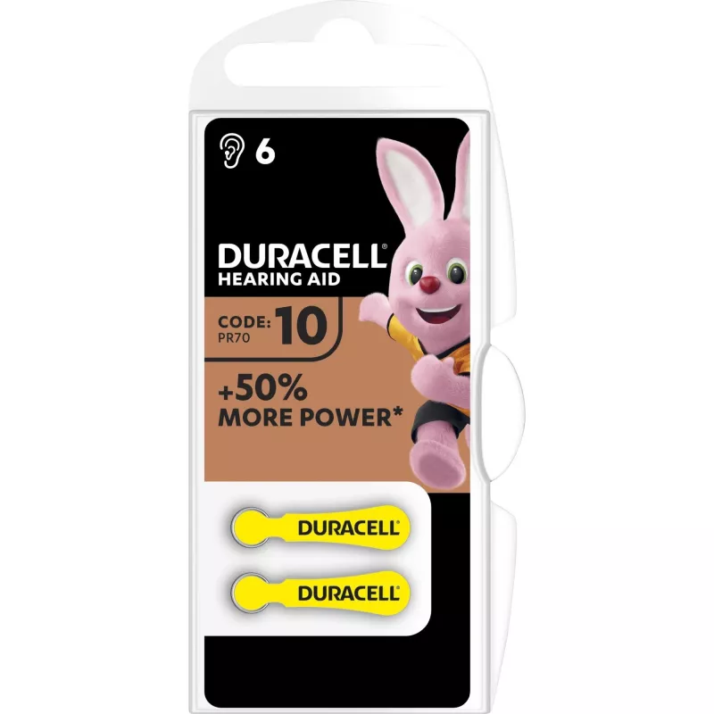 Vienreizējās lietošanas baterija Duracell DA10