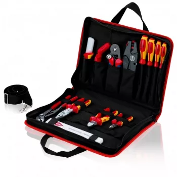 Knipex Instrumentu soma compact Electric - Melna - Sarkana - Poliesters - 8 kabatas - 410 mm - 290 mm - 60 mm (00 21 11)