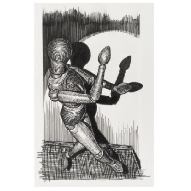 Mehānisko zīmuļu komplekts Faber-Castell 167154 — 6 gab., melns plastmasas korpuss, melns vads