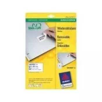 Daudzfunkciju etiķetes Avery L6023REV-25 (noņemamas, 525 gab., A4)