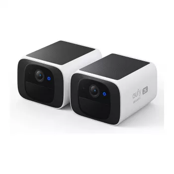 Eufy SoloCam S220 — bezvadu āra drošības kamera ar saules paneli
