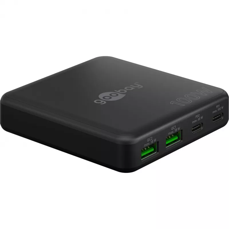 Goobay 70764 Strāvas adapteris Melns