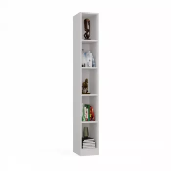 Plaukts REGAŁ R25 25 cm balts — viensekciju grāmatu plaukts