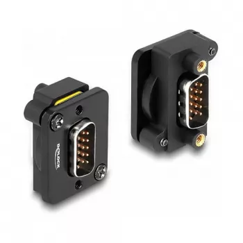 DeLOCK D-Type modulis VGA tēviņš-tēviņš Melns 31mm x 25mm x 16mm
