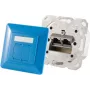 Kontaktligzda 2 x RJ-45 ShiverPeaks 74280-B — Cat6a, 500 MHz, zila, metāla korpuss