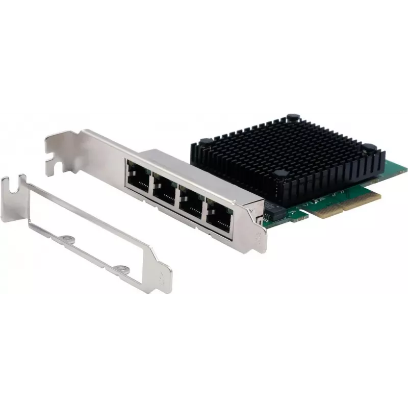 Tīkla karte Exsys EX-60114 4-portu PCIe 2.5 Gigabit