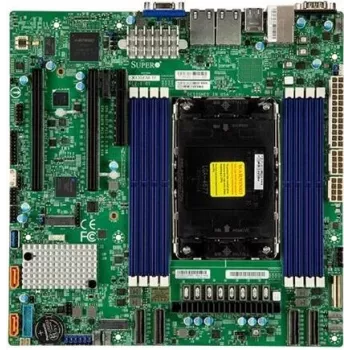 Super Micro SUPERMICRO X13SEM-TF - Mātesplate - micro ATX - LGA4677 Socket-E - Intel C741 Chipset - USB 3.2 Gen 1 - 2 x 10 Gigabit LAN - Iebūvētā grafika (MBD-X13SEM-TF-B)