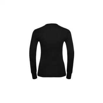 Odlo BL TOP garām piedurknēm apkakles T-krekls ACTIVE WARM ECO sievietēm, izmērs S, melns