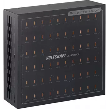 VOLTCRAFT UC-800W01 USB Lādētājs 800 W USB-C USB PD Melns Iekštelpām