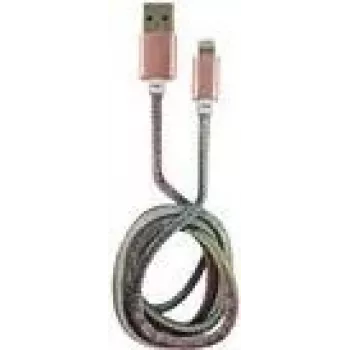 LC-POWER USB-Lightning kabelis 1m zils/rozā, USB A uz Lightning (LC-C-USB-LIGHTNING-1M-4)