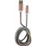 LC-POWER USB-Lightning kabelis 1m zils/rozā, USB A uz Lightning (LC-C-USB-LIGHTNING-1M-4)