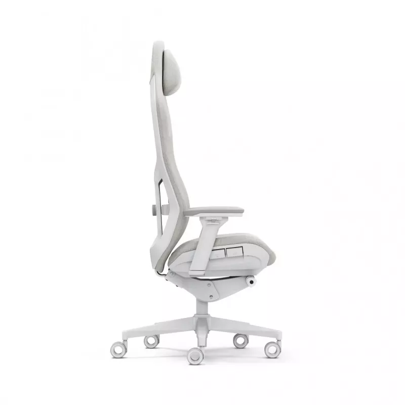 Fractal Design FD-CH-RE1F-02 spēļu krēsls ar polsterētu sēdekli, balts