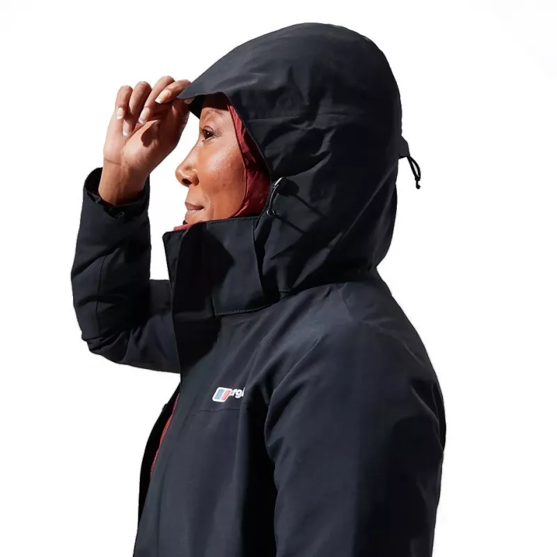 Vīriešu Berghaus Hillwalker IA Shell jaka S izmērs melna un Berghaus Deluge 2.0 bikses S izmērs melns