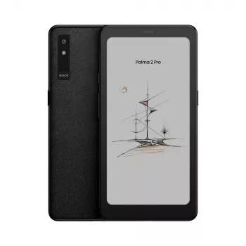 E-grāmatu lasītājs Onyx BOOX Palma 2 Pro — 6.13 collu 824×1648, 8GB RAM, 128GB, Android 15, pirkstu nospiedums, Wi‑Fi, Bluetooth 5.1, SIM slots, 3950 mAh, melns