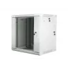 Divsekciju sienas skapis 19 inch 12U 600x600 pelēks LANBERG (plakanā iepakojumā)