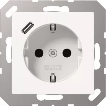 Schuko kontaktligzda ar USB A1520-18CWW Typ C (A1520-18CWW)