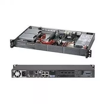 Korpuss Supermicro SC504-203B Mini Tower Melns