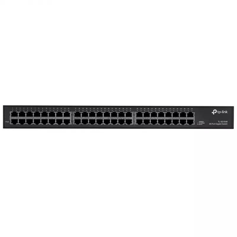 TP-Link TL-SG1048 Nenodrošināts Gigabitu Ethernet (10/100/1000) 1U Melns