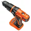 Bezvadu triecienurbis Pistolgrip Black & Decker BDCH188N-XJ 1350 RPM, 18V
