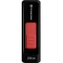 Transcend JetFlash 760 USB zibatmiņa 256 GB USB Type-A 3.2 Gen 1 Melns - Sarkans (TS256GJF760)