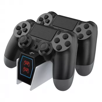 White Shark PS4-0417 Divkāršā uzlādes stacija PS4 kontrolieriem