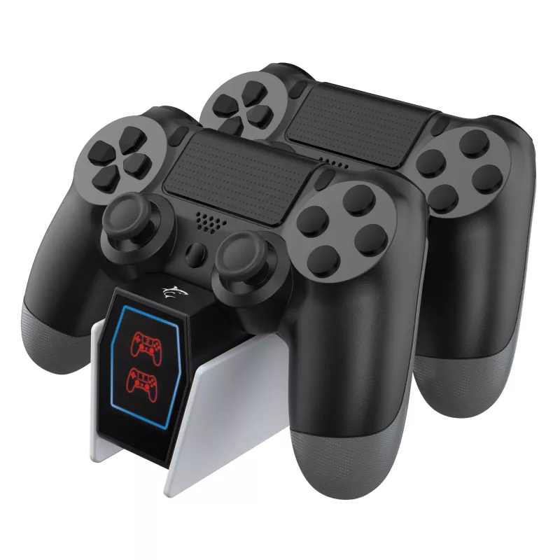 White Shark PS4-0417 Divkāršā uzlādes stacija PS4 kontrolieriem