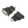 MicroConnect HDM1924F DVI-D sievišķais uz HDMI vīrišķo adapteris Melns