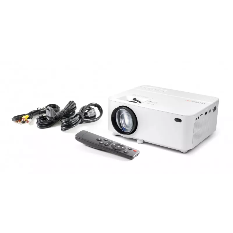 Projektors Technaxx TX-113 1800 ANSI lūmenu LED 800x480 balts