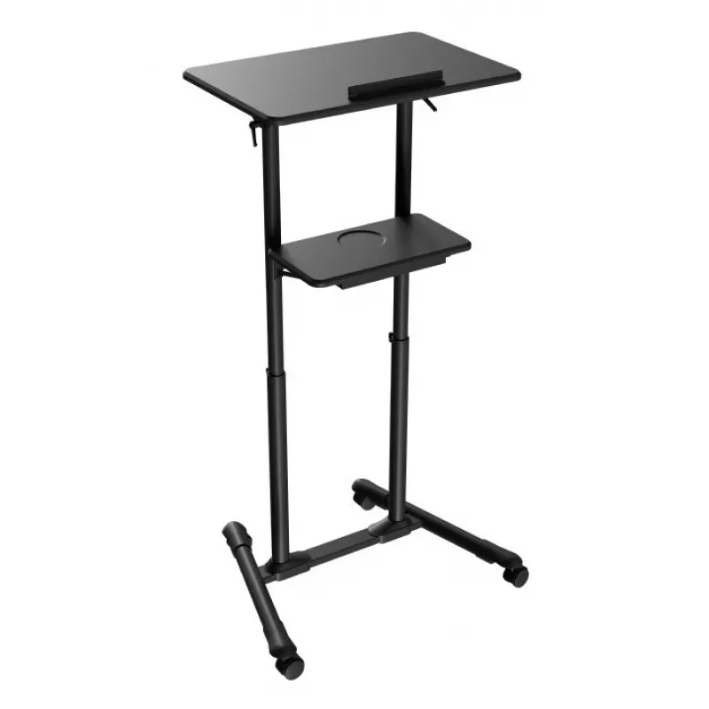 Stāvgalds Gembird TVS-DESK-01-BK Melns 20 kg 1110-1345 mm