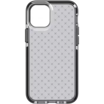 Tech21 Evo Check Maciņš iPhone 12 mini 5.4 inch Melns Caurspīdīgs (T21-8351)