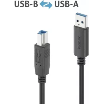 PureLink IS2301-020 augstas kvalitātes USB 3.2 USB-A uz USB-B kabelis - kabelis - digitāls/dati (IS2301-020)