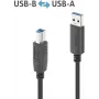 PureLink IS2301-020 augstas kvalitātes USB 3.2 USB-A uz USB-B kabelis - kabelis - digitāls/dati (IS2301-020)