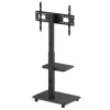 Grīdas TV statīvs ergo office ER-304 B, max slodze 50 kg, VESA 600x400