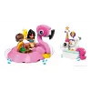 Būvēšanas rotaļlieta LEGO Friends komplekts 42658 Baseina ballīte ar Vienradzi un Flamingu, tēli un aksesuāri