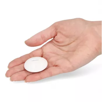 Temperatūras sensors Fibaro FGBRS-001 brīvi stāvošs bezvadu — iekštelpām, 2400 MHz, CR2032, precizitāte ±0,5°C