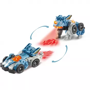 Switch & Go Dinos - Fire-Mini-Triceratops, Rotaļu Figūra