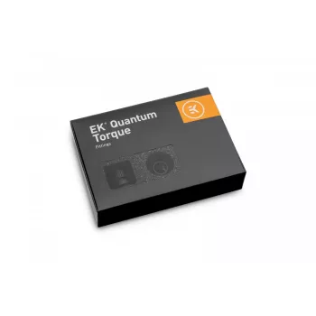EK Water Blocks EK-Quantum Torque 6 komplekts HDC 12 uzgriežņu atslēgas gala stiprinājums Melns 1/4 collas 6 gab.
