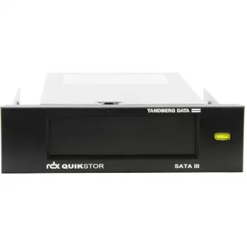 Iekšējais RDX disks Overland-Tandberg O-T RDX iekšējais disks melns S-ATA III 5.25 collu rāmis 260 MB/s 146×170.7 mm