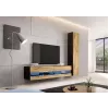 Cama slēgts Skapis VIGO '180' 180/40/30 melns/votana ozols