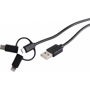 shiverpeaks BS14-15035 USB kabelis 2 m 2.0 USB A Micro-USB B Melns