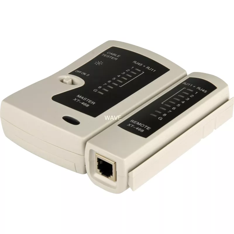 Goobay 68856 tīkla kabeļu testeris CAT 5/6 un ISDN