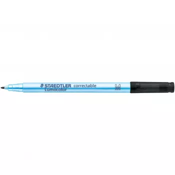 Marķieris Staedtler Lumocolor Correctable 305 M-9 Smalka gala Melns