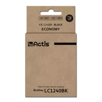 Actis KB-1240Bk kasetne (aizvieto Brother LC1240BK/LC1220BK; standarta; 19 ml; 600 lpp., melna)