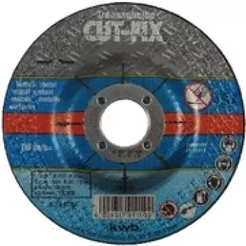 Griešanas disks kwb 791750 ar plakanu centru Metālam Lokšņu metālam