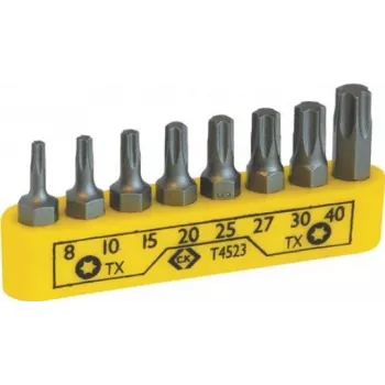 Manuālo skrūvgriežu uzgaļu komplekts C.K Tools T4523