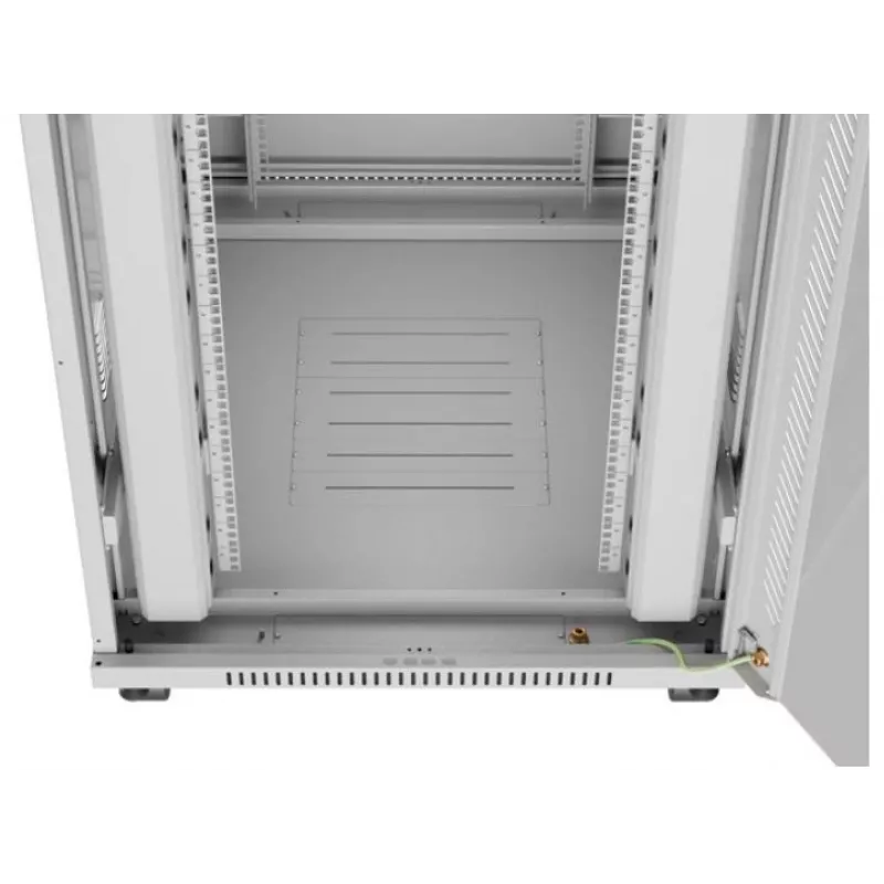 LANBERG 19 42U 800x1000 Brīvi stāvošs LCD stikla durvju skapis (FlatPack) (Spedīcijas piegāde)